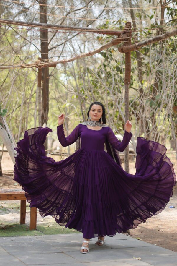 Shreeprada Georgette Anarkali Gown Set